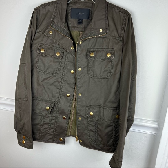 JCrew Resin-coated twill field jacket Size XS - Picture 5 of 12